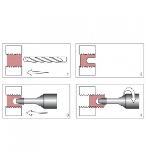 Jeu de extracteurs Kraftwerk pour vis cassés, NicrMo 2-16mm, 11 pièces