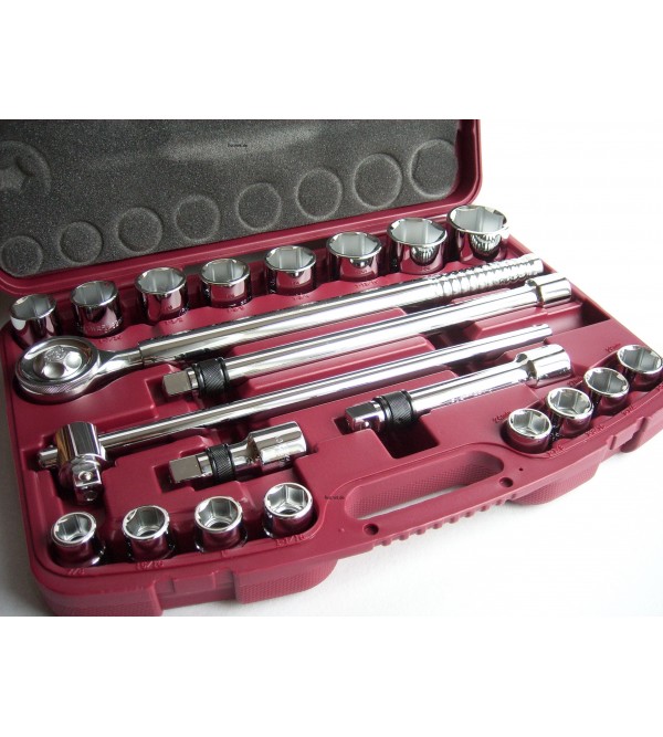 Assortiment de clés mixtes 3/4" et cliquet Kraftwerk