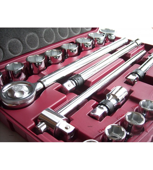 Assortiment de clés mixtes 3/4" et cliquet Kraftwerk