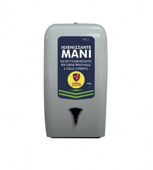 Distributeur de lingettes désinfectantes pour les mains
